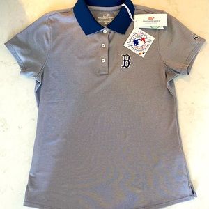 Official MLB Vineyard Vines Red Sox Women’s Performance Polo Size XS